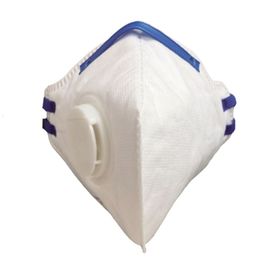 Anti Bacteria FFP2 Dust Mask No Falling Off Electrostatic Filter Media