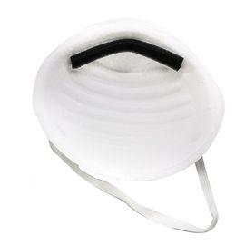 Multi Layered Disposable Dust Mask , Cupped Face Mask Nose Bridge Design