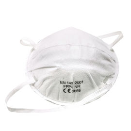 Multi Layered Disposable Dust Mask , Cupped Face Mask Nose Bridge Design