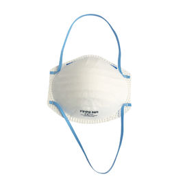 Absorption Odor Disposable Dust Mask , Cupped Face Mask Internal Sponge Nose Pad Design