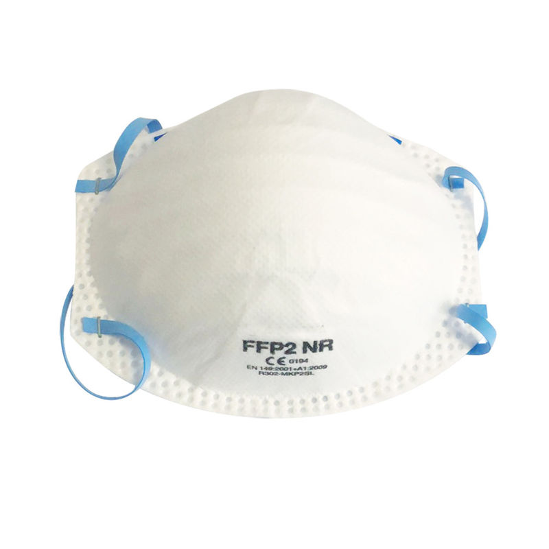 Absorption Odor Disposable Dust Mask , Cupped Face Mask Internal Sponge Nose Pad Design